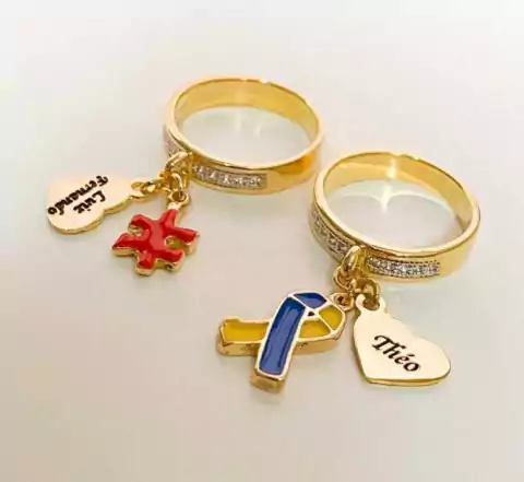 Anel Personalizado Autismo