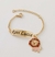 Pulseira Infantil com nome e pingente leãozinho - comprar online
