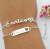 Pulseira Personalizada Letra Cursiva