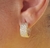 Brinco Argola Cravejado com zirconia - Maria Bonitta