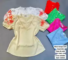 Blusa Manga Curta j425 FDG CL03