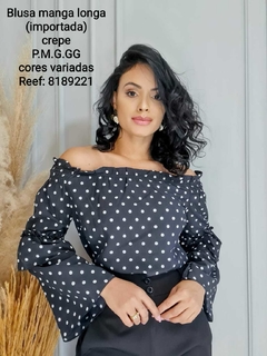 Blusa Manga Longa de Poá 81892 CL 09