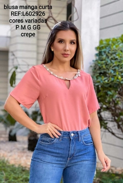 Blusa Manga Curta estampada 6029 CL 09