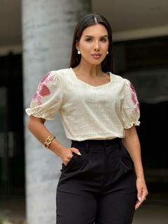 Blusa Manga Curta 21958 FDG CL04