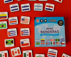 MEMO DE MADERA en caja / Banderas / Granja