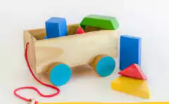 CARRITOS DE ARRASTRE CON BLOQUES - Formas / Formas para enhebrar - comprar online