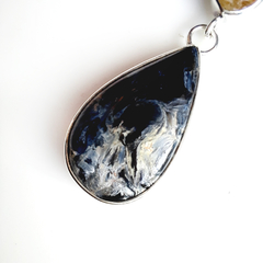 Dije Pietersita y cuarzo rutilado - Ser Mineral Accesorios 