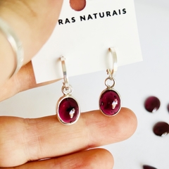 Aros oval de granate en internet