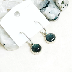 Aros Labradorita - Ser Mineral Accesorios 
