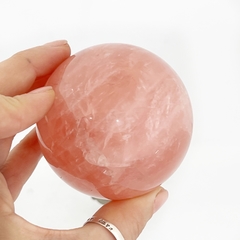 Esfera cuarzo rosa - Ser Mineral Accesorios 