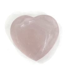 Corazón de cuarzo rosa premium (A) - Ser Mineral Accesorios 