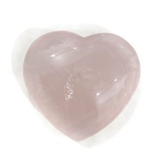 Corazón de cuarzo rosa premium (A) en internet