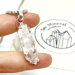 Dije cuarzo biterminado natural - comprar online