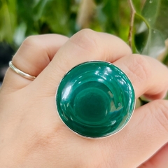 Anillo malaquita - tienda online