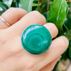 Anillo malaquita