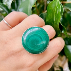 Anillo malaquita - Ser Mineral Accesorios 