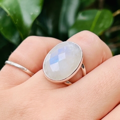 Anillo adularia facetada - comprar online