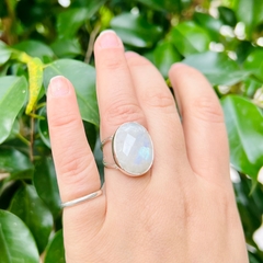 Anillo adularia facetada - Ser Mineral Accesorios 