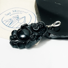 BUDA obsidiana negra grande - comprar online