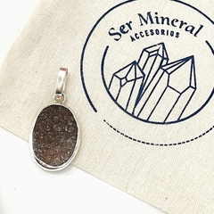 Dije de agata cristalizada - Ser Mineral Accesorios 