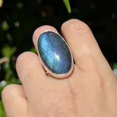 Anillo Labradorita azul - comprar online
