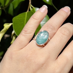 Anillo amazonita - Ser Mineral Accesorios 