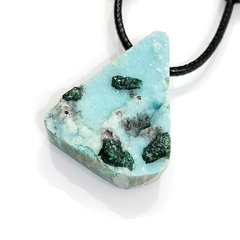 Collar de Hemimorfita y malaquita - comprar online