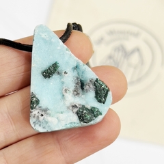 Collar de Hemimorfita y malaquita - tienda online