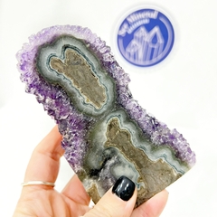 Laja de estalactita de amatista - Ser Mineral Accesorios 