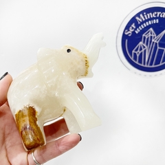 Imagen de Elefante de onix blanco