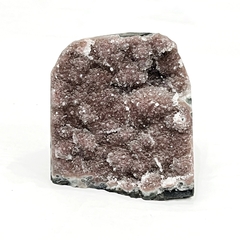 Drusa de agata cristalizada