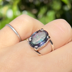 Imagen de Anillos topacio mistico oval