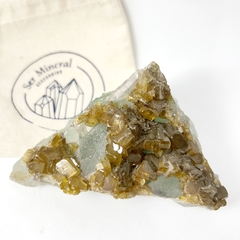 Pieza de Fluorita verde y amarilla - comprar online