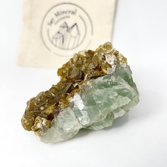 Pieza de Fluorita verde y amarilla - Ser Mineral Accesorios 