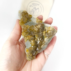 Pieza de Fluorita verde y amarilla - tienda online