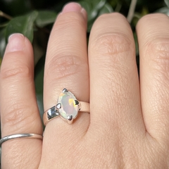 Anillo Opalo de etiopia - Ser Mineral Accesorios 