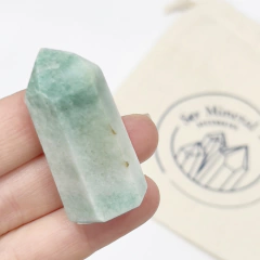 Obeliscos de cuarzo verde - Ser Mineral Accesorios 