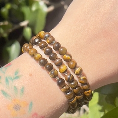 Pulsera de ojo de tigre - Ser Mineral Accesorios 