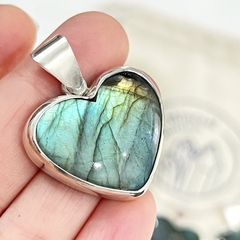 Corazones de labradorita - Ser Mineral Accesorios 