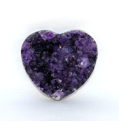 Corazon drusa de amatista - Ser Mineral Accesorios 