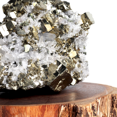 Pirita cubica con cuarzo - Ser Mineral Accesorios 
