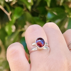 Anillo ECO granate en internet