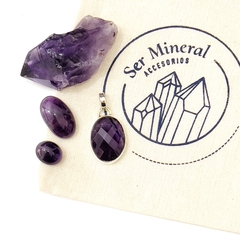 Dije amatista facetada - Ser Mineral Accesorios 