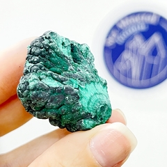 Nódulo de malaquita en bruto (A) - Ser Mineral Accesorios 