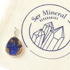 Dije Azurita en bruto - Ser Mineral Accesorios 