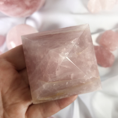 Tetraedro Cuarzo Rosa (A) - Ser Mineral Accesorios 