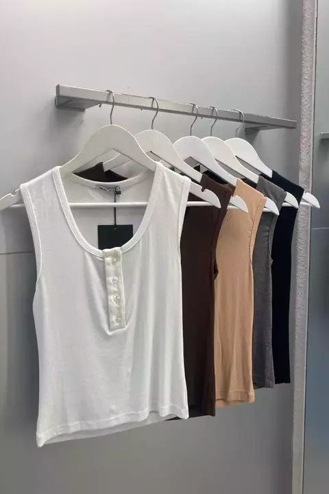 Musculosa Estocolmo BLANCA - comprar online