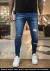 Calça Super Skinny escura c/ rasgos e avol lateral REF: 031 - comprar online