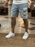 Bermuda Jeans c/manchas e Rasgos - lleva Denim Ref: L23 na internet