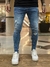 Calça Super Skinny Média com Leves Puidos + respingo- REF10222 - LLeva Denim
